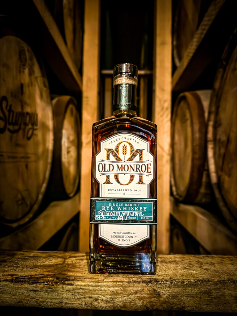 Old Monroe Amburana Single Barrel Barrel Strength Cask Strength Rye Whiskey